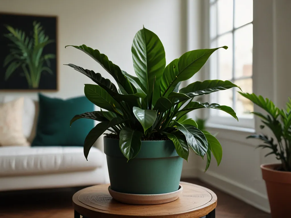 Lush green houseplant